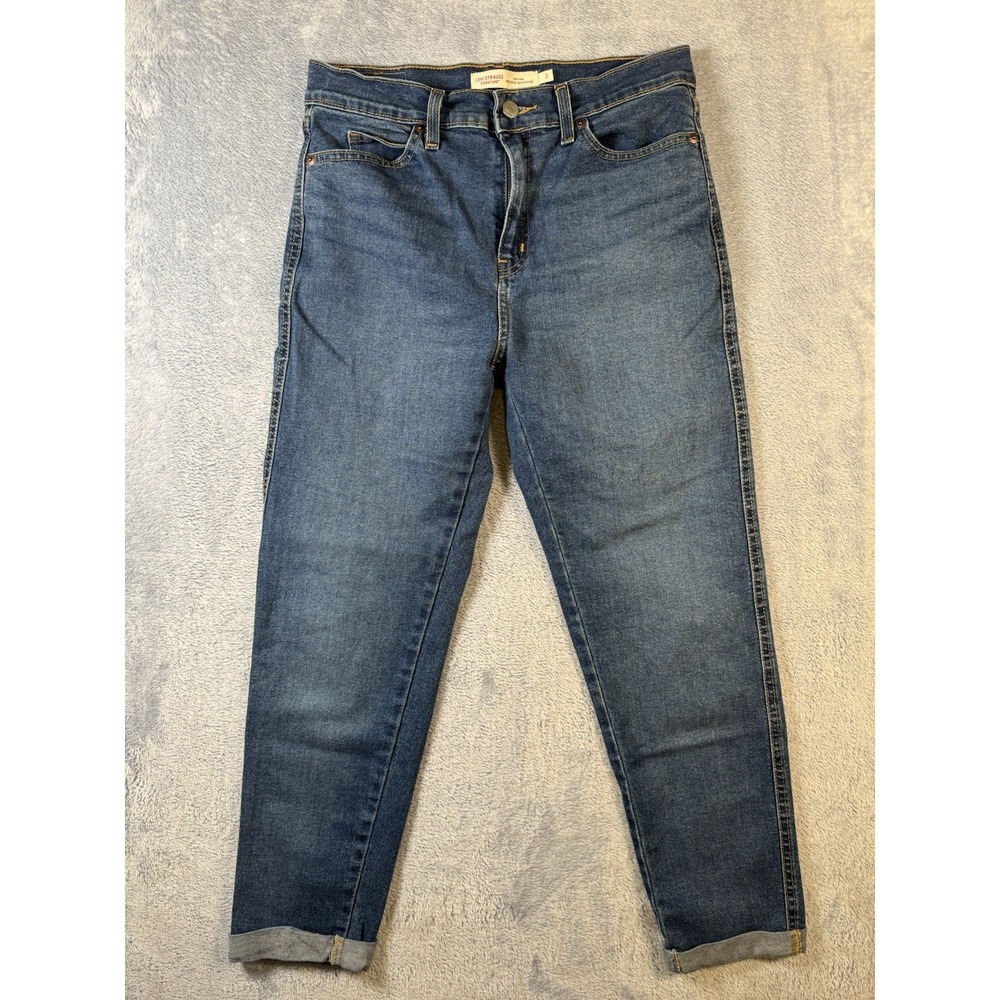 Levi Strauss Signature Heritage Boyfriend Jeans Women's Size 2 Blue 29x25 3275-7